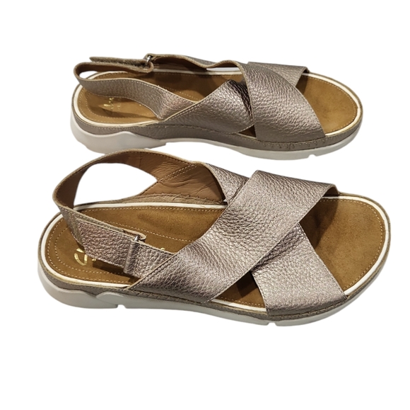 Ladies Clarks TriGenic comfy Casual Summer Sandals adjustable strap 8.5 - Picture 5 of 10